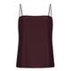 Marina Rinaldi bordeaux print silk devore blouse with camisole