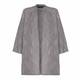 Marina Rinaldi LONG grey linen collarless JACKET