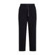 FABER PULL-ON KNITTED TROUSERS BLACK AND BLUE 