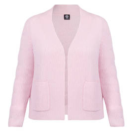 Faber Wool and Cashmere Blend Cardigan Baby Pink - Plus Size Collection
