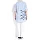 FABER powder blue embellished crepe knit TWINSET