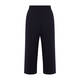 FABER DRAWSTRING WAIST KNITTED TROUSER BLACK