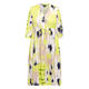 Faber Tie-Dye Effect Dress Lime