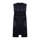 FABER KNITTED GILET BLACK