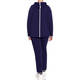 FABER KNITTED ZIP HOODY NAVY AND WHITE 