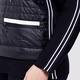 FABER NAVY ZIP-UP JACKET WITH WHITE RACING STRIPE