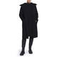 FABER KNITTED COAT BLACK