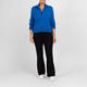 Faber Knitted Jacket Cobalt Blue