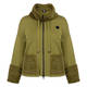Faber Knitted Jacket with Faux Fur Trim Olive 