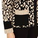 Faber Knitted Jacket Animal Print Intarsia 