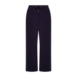 Faber Knitted Trousers Navy - Plus Size Collection