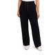 Faber Horizontal Rib Knitted Trousers Black