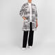 Faber Polo Neck Stretch Jersey Top White