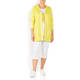 FABER CROCHET SWEATER WHITE WITH YELLOW BAND