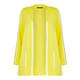 FABER KNITTED HOODED CARDIGAN YELLOW