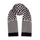 FABER INTARSIA CHECK SCARF