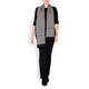 FABER INTARSIA CHECK SCARF