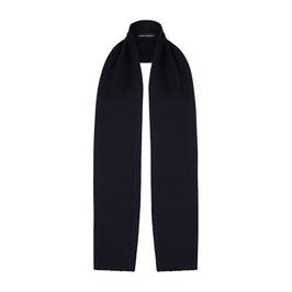 FABER TEXTURED SCARF BLACK  - Plus Size Collection