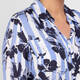 Faber Stripe And Floral Shirt Blue 