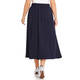 FABER ELASTICATED WAIST SKIRT NAVY 