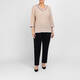 Faber V-Neck Sweater Beige
