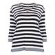 FABER V NECK STRIPE SWEATER