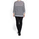 FABER V NECK STRIPE SWEATER