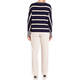 FABER STRIPE SWEATER NAVY AND CREAM 