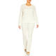 Faber Ribbed Sweater White  