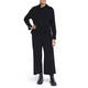 FABER POLO NECK SWEATER BUTTON SLEEVE BLACK