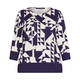 FABER GEOMERTRIC PRINT TOP NAVY