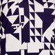 FABER GEOMERTRIC PRINT TOP NAVY