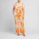 Faber Pull-On Trousers Orange and White 