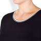 FABER STRETCH JERSEY TOP BLACK