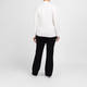 Faber Polo Neck Stretch Jersey Top White
