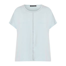 Faber Top Stretch Jersey Top Aqua - Plus Size Collection