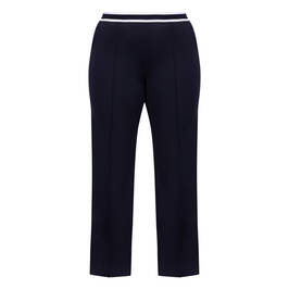 Faber Jersey Trousers Navy - Plus Size Collection