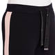 FABER PULL-ON KNITTED TROUSERS BLACK AND PINK 