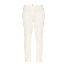 Faber Jersey Trouser Straight Leg White  - Plus Size Collection