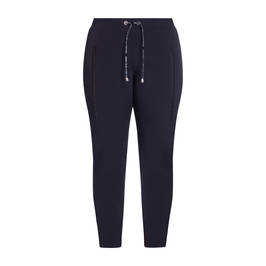 FABER SCUBA JERSEY TROUSER BLACK - Plus Size Collection