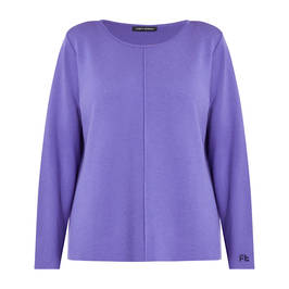 FABER SWEATER VIOLET  - Plus Size Collection