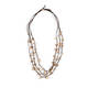 FACTUR LEATHER MULTI-STRAND NECKLACE COPPER 