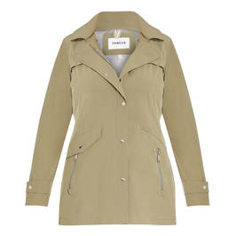 FRANDSEN SHORT PARKA KHAKI - Plus Size Collection