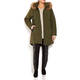 FRANDSEN KHAKI PUFFER FUR TRIM HOOD