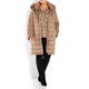 FRANDSEN PUFFA COAT with fur trimmed hood