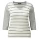 Luisa Viola gold and grey stripe TOP