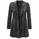 GEORGEDÉ LONG VELVET TEXTURED JACKET