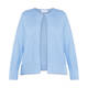 GAIA RIBBED CARDIGAN PALE BLUE