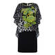 GAIA FLORAL PRINT CHIFFON LAYER DRESS
