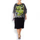 GAIA FLORAL PRINT CHIFFON LAYER DRESS